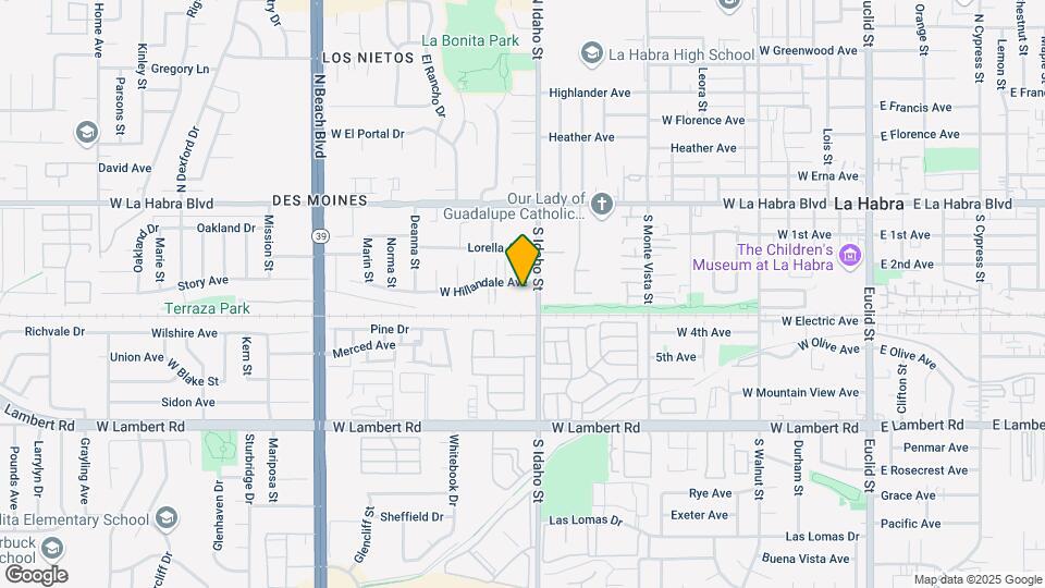 1230 Hillandale Ave Mapa y Detalles de la Ubicación