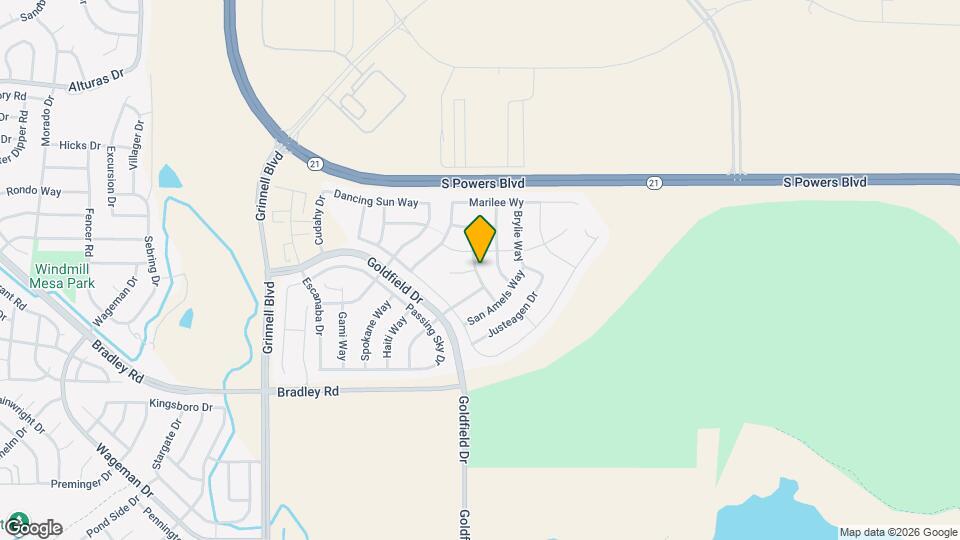 4637 Dancing Light Way Map and Location Details