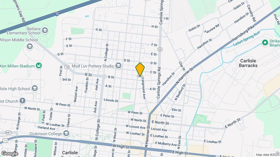 93 B St Map and Location Details