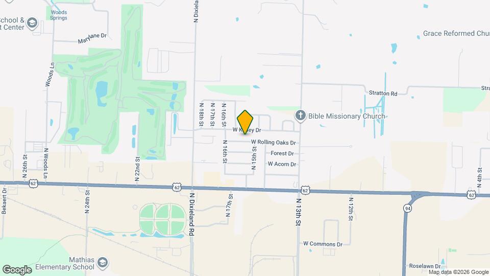 1509 Rolling Oaks Dr Map and Location Details