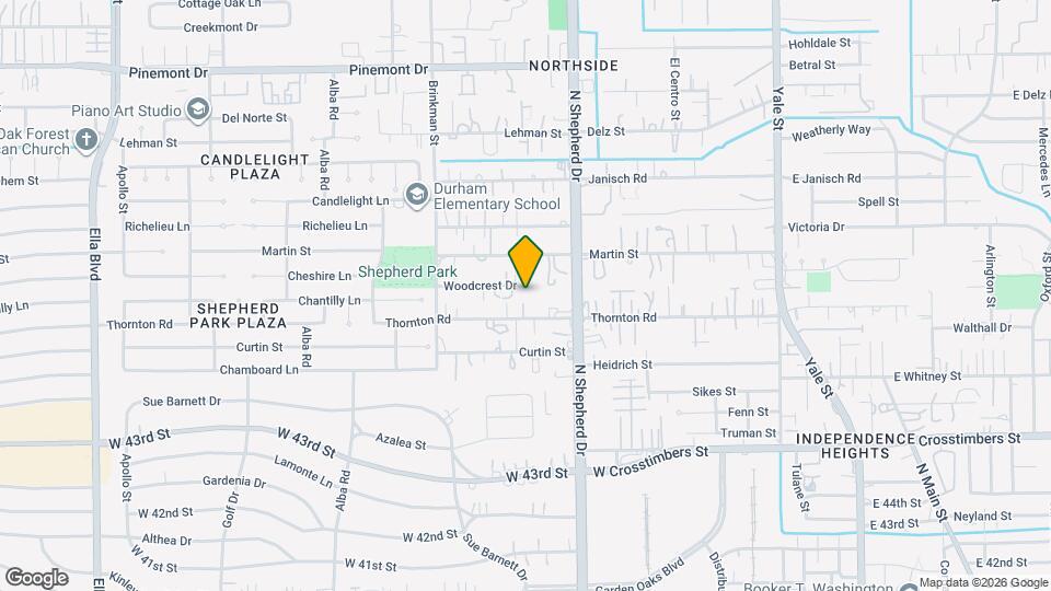801 Woodcrest Dr Map and Location Details