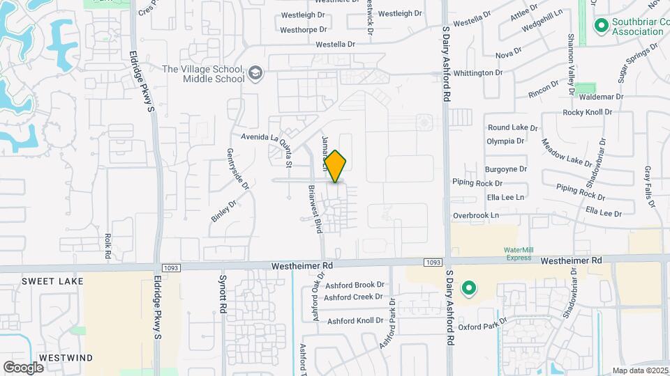 12847 Briarwest Cir Map and Location Details