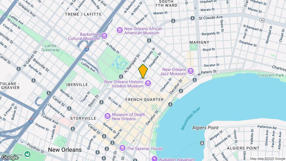 829 Dumaine St Map and Location Details