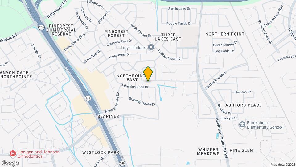 19203 Talcott Way Dr Mapa y Detalles de la Ubicación