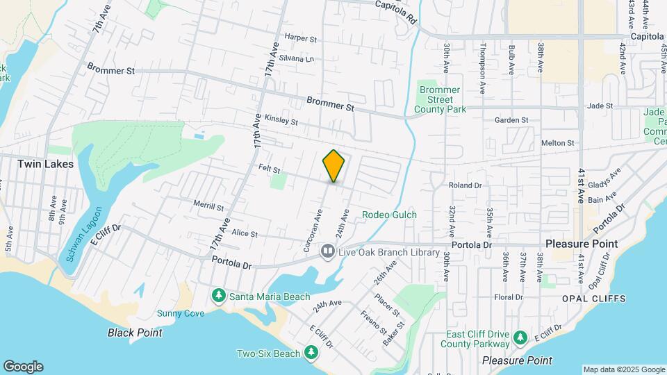 2314 Felt St Map and Location Details