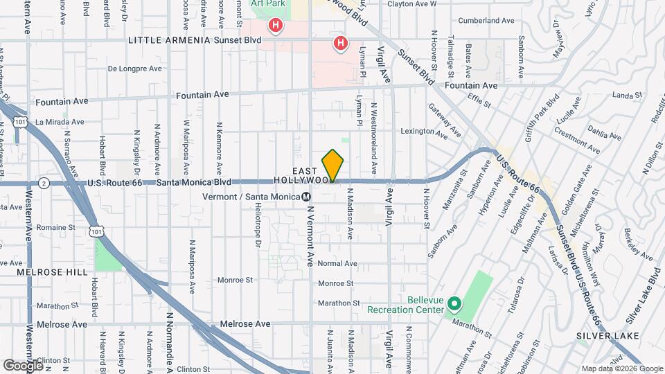 4632 Santa Monica Blvd, Unit 202 Mapa y Detalles de la Ubicación