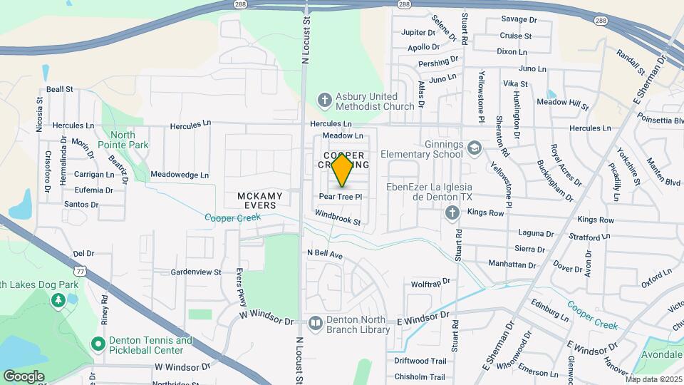 213 Pear Tree Pl Map and Location Details