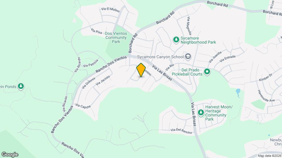 436 Via Del Lago Map and Location Details