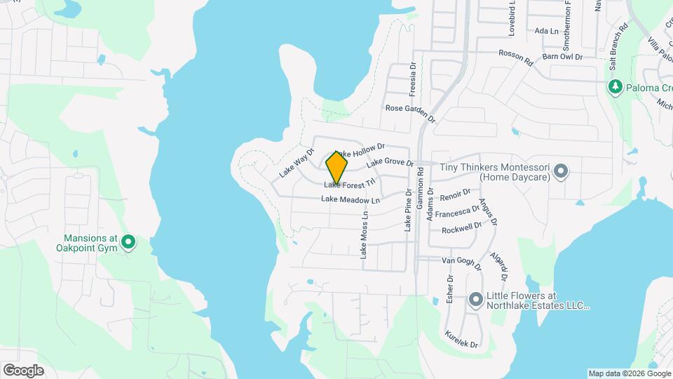 848 Lake Forest Trl Map and Location Details