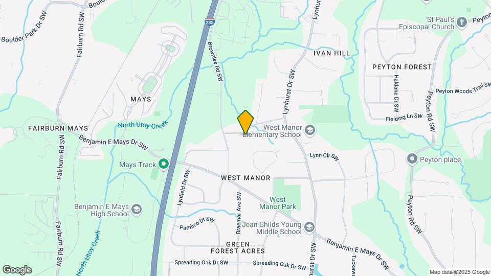3298 Rabun Dr SW Map and Location Details