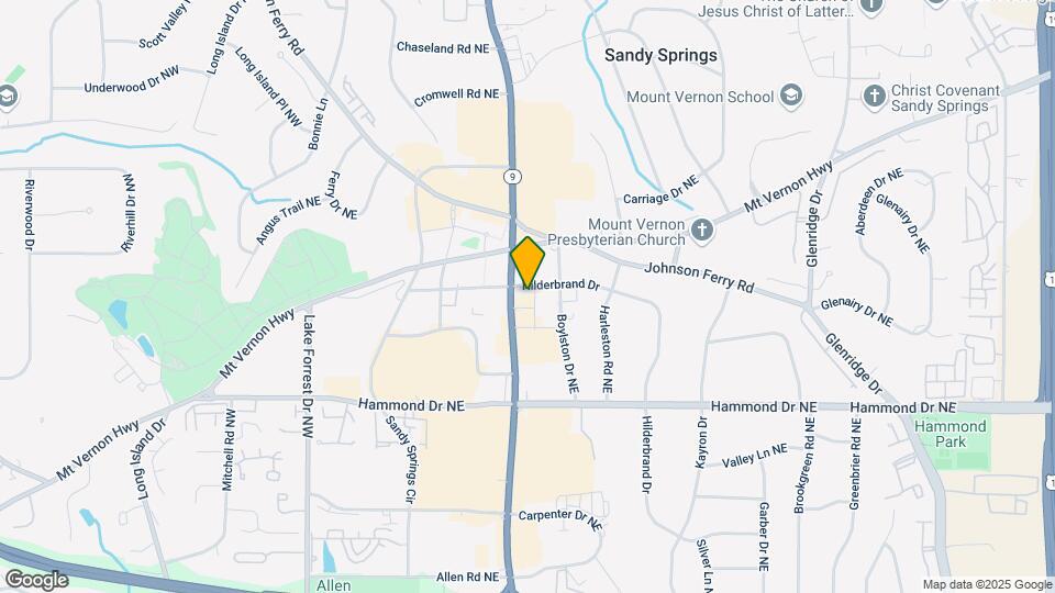 The Morgan Sandy Springs Map and Location Details