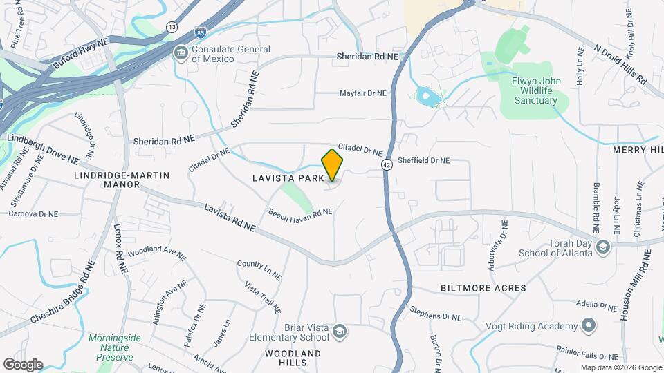 1209 Wildcliff Cir Map and Location Details