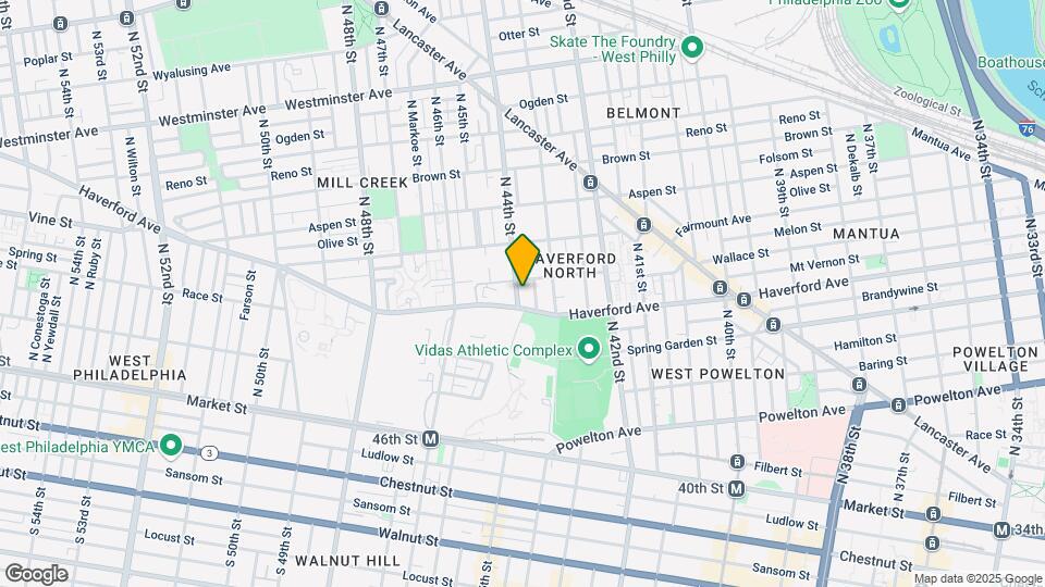 615 N 44th St Map and Location Details