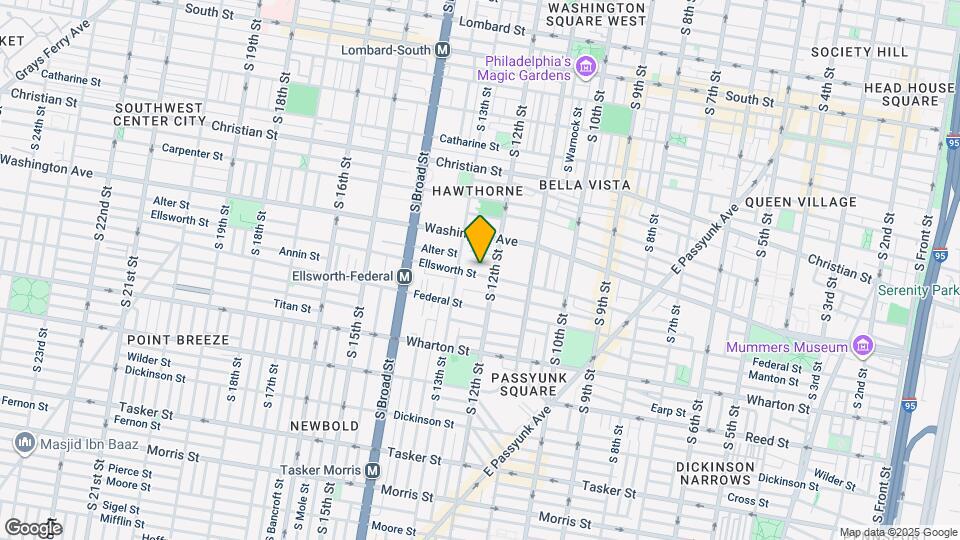 1217 Ellsworth St Map and Location Details