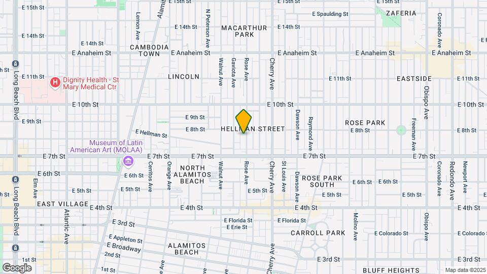 775 Rose Ave Mapa y Detalles de la Ubicación