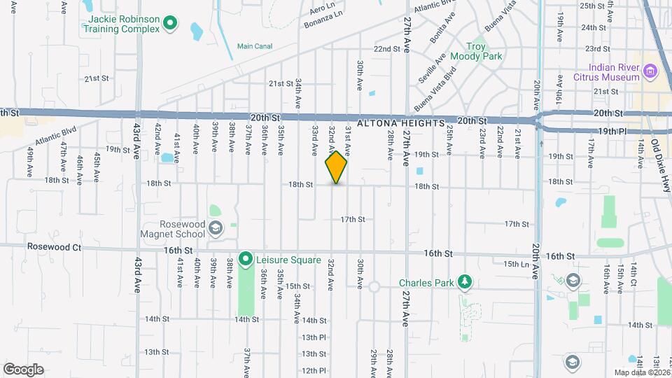 3105 18th St Map and Location Details