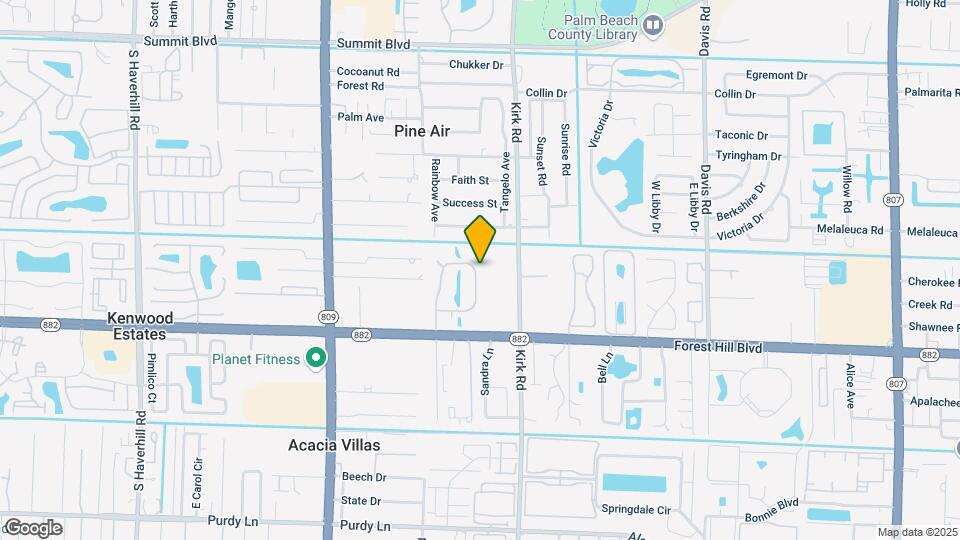 1594 Forest Lakes Cir Map and Location Details