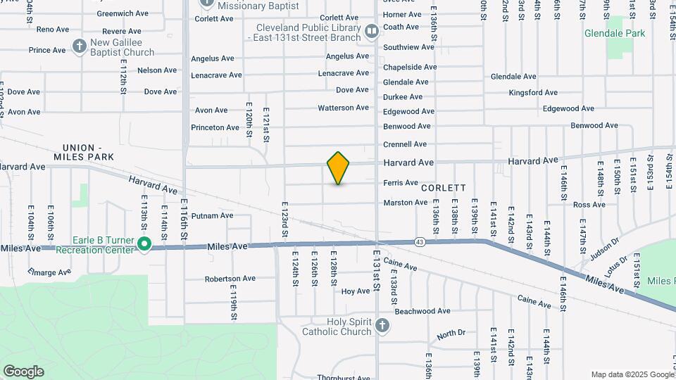 12802 Ferris Ave Map and Location Details