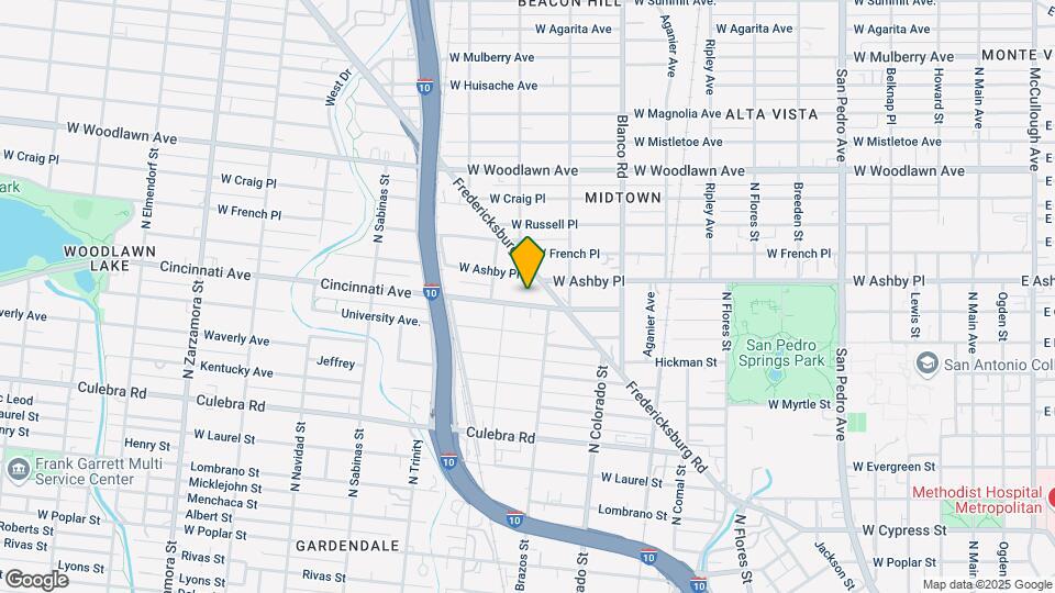 317 Cincinnati Ave Map and Location Details