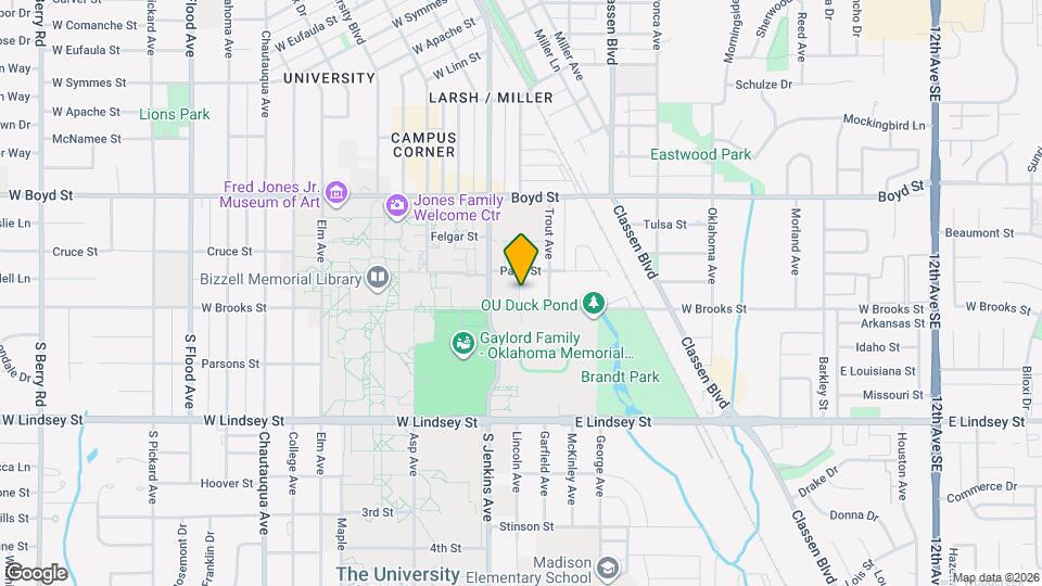 1219 Monnett Ave Map and Location Details