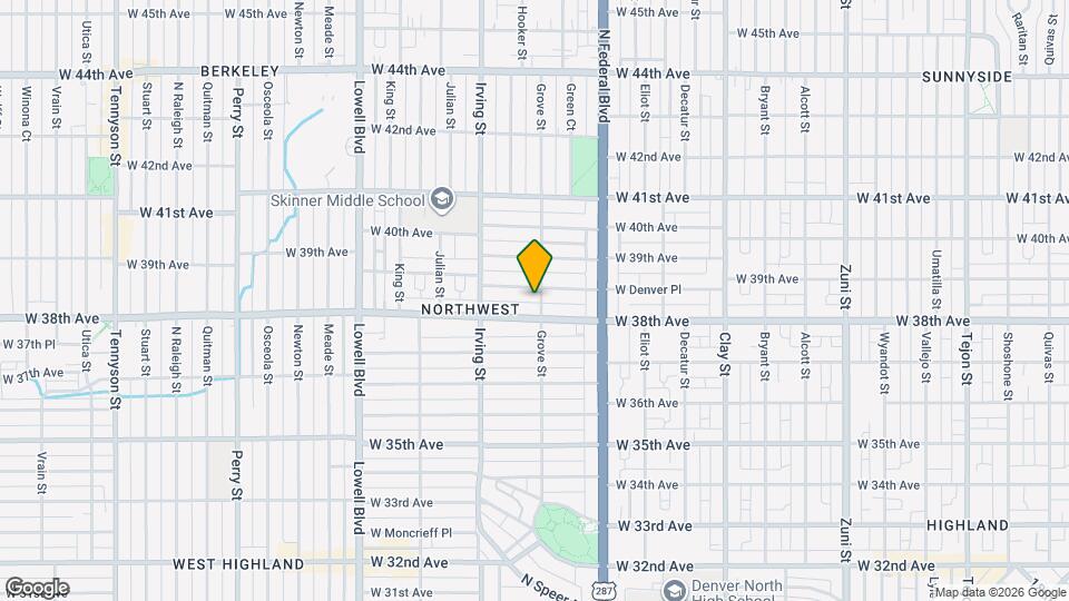 3841 Grove St Map and Location Details