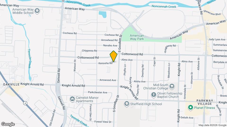 4223 Kenosha Rd Mapa y Detalles de la Ubicación