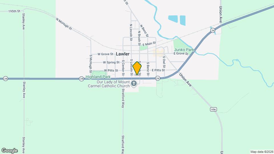 3 Main Lawler, Unit A Map and Location Details