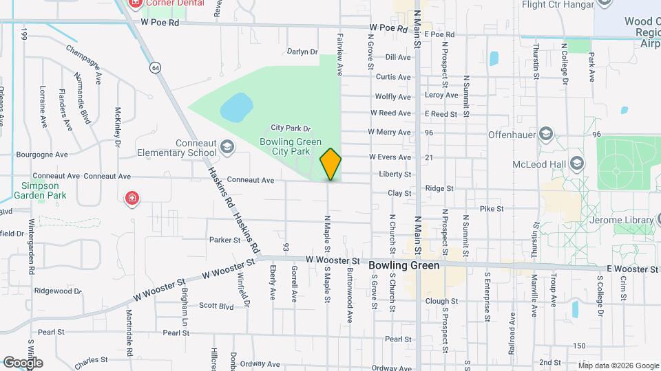 421 Conneaut Ave Map and Location Details