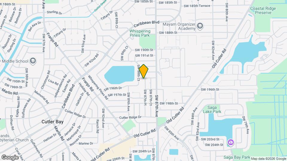 19462 SW 87th Pl Mapa y Detalles de la Ubicación