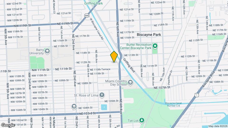 545 NE 111th St Map and Location Details
