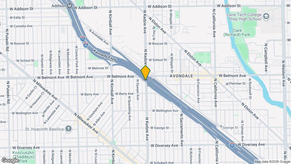 3134 N Kedzie Ave Mapa y Detalles de la Ubicación