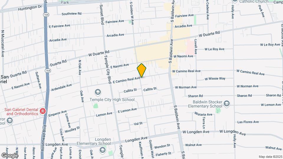 9802 E Camino Real Ave Map and Location Details