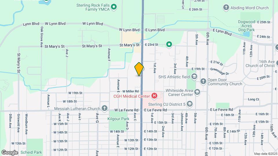 1813 Locust St. Map and Location Details
