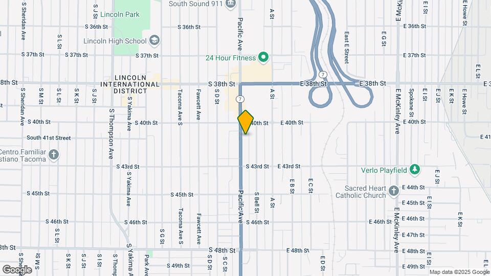 4021 Pacific Ave, Unit B Map and Location Details