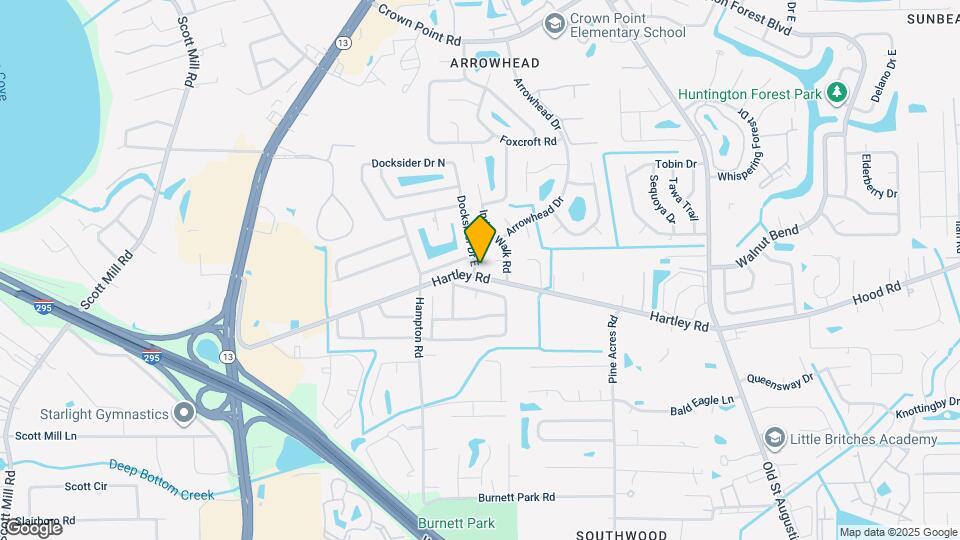 10533 Docksider Dr E Map and Location Details