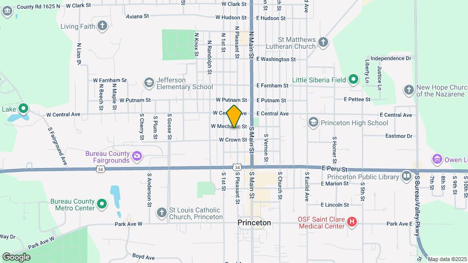 110 S Pleasant St, Unit C Map and Location Details