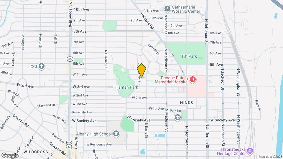 1008 N McKinley St Map and Location Details