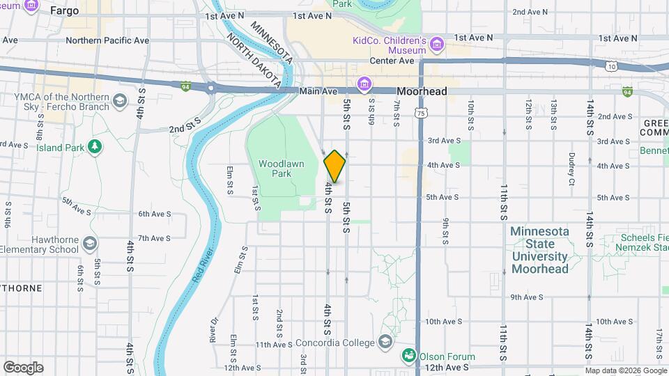 424 4th St S Map and Location Details