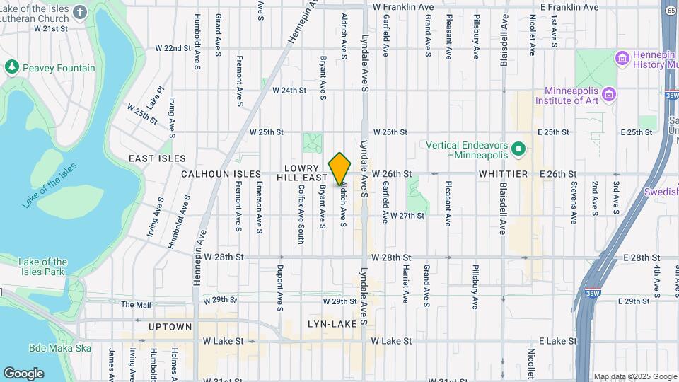 2624 Aldrich Ave S Map and Location Details