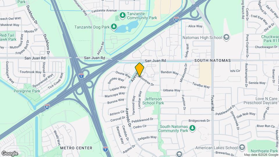 2080 Moontree Dr Map and Location Details