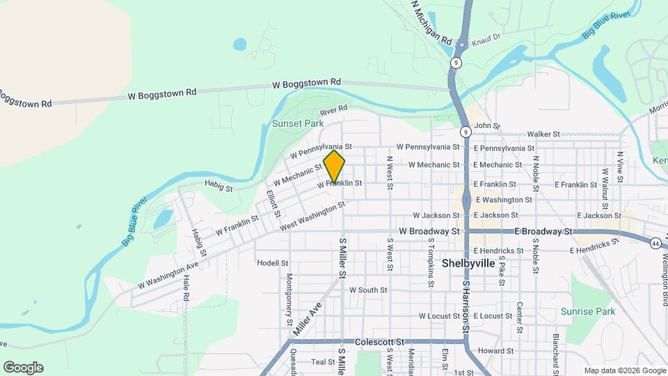 413 W Franklin St Mapa y Detalles de la Ubicación