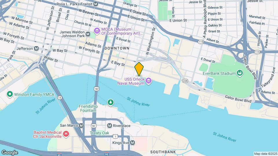 440 E Bay St Map and Location Details