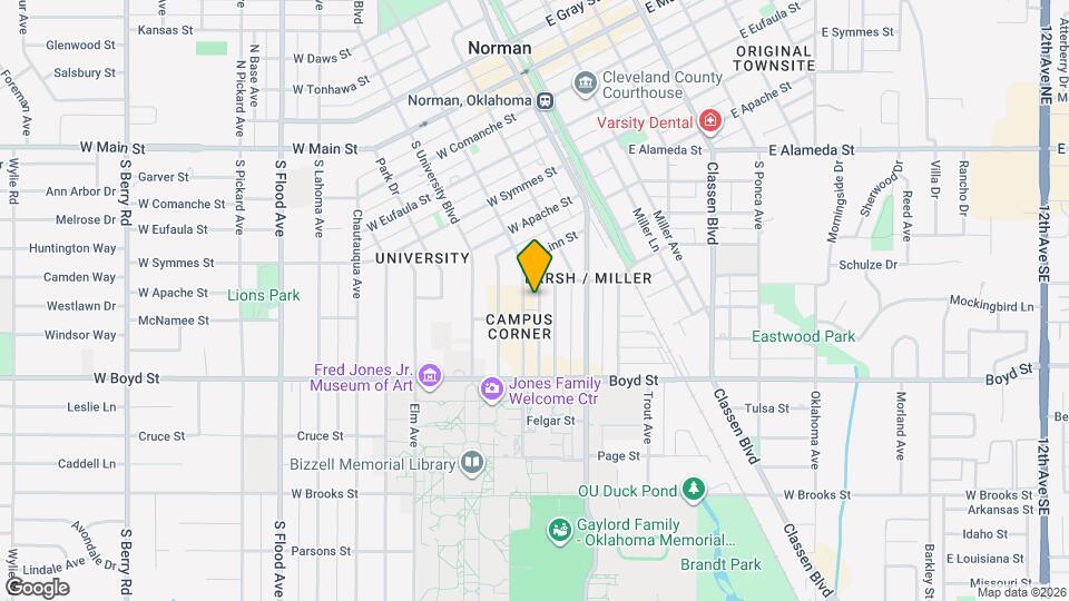 715 Asp Ave Map and Location Details
