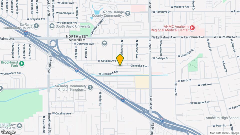1826-1828 W Glenoaks Ave Map and Location Details