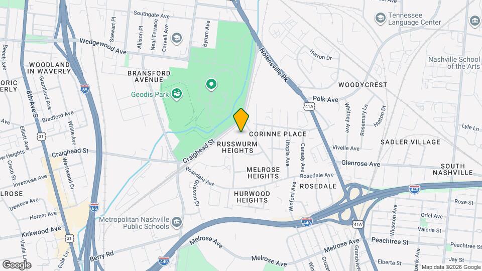 500 Waycross Dr Map and Location Details