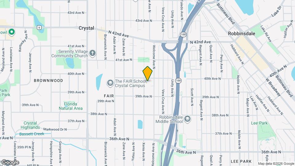 3946 Xenia Ave N Map and Location Details