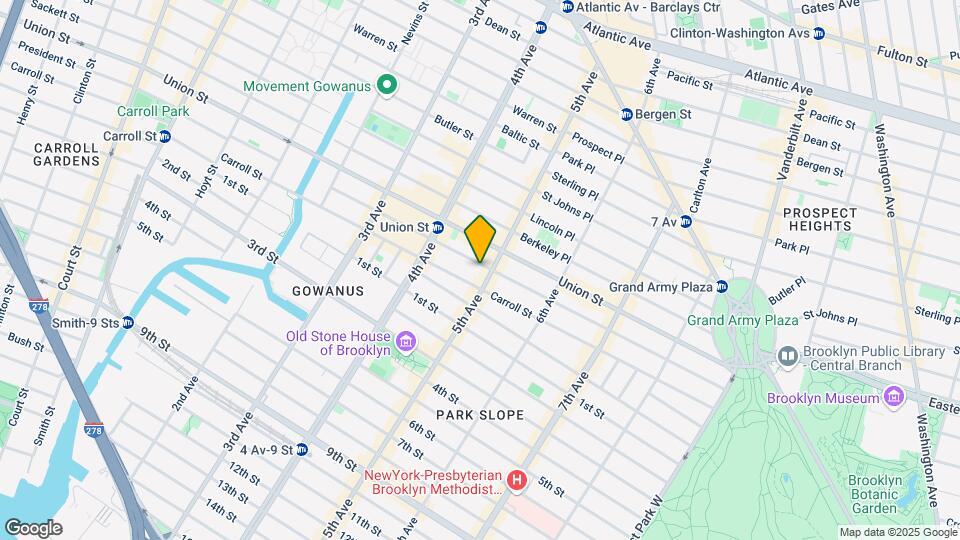 646 President Street Mapa y Detalles de la Ubicación