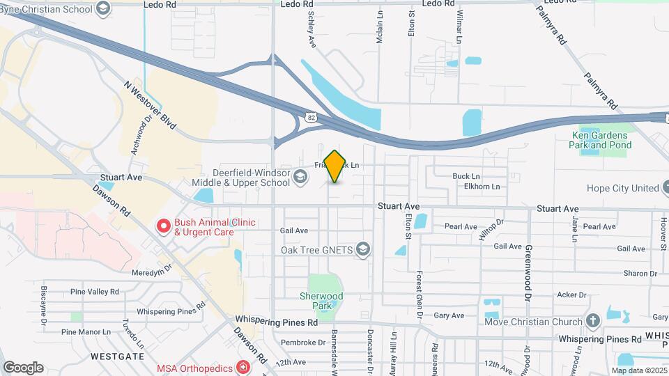 2520 Barnesdale Wy Mapa y Detalles de la Ubicación