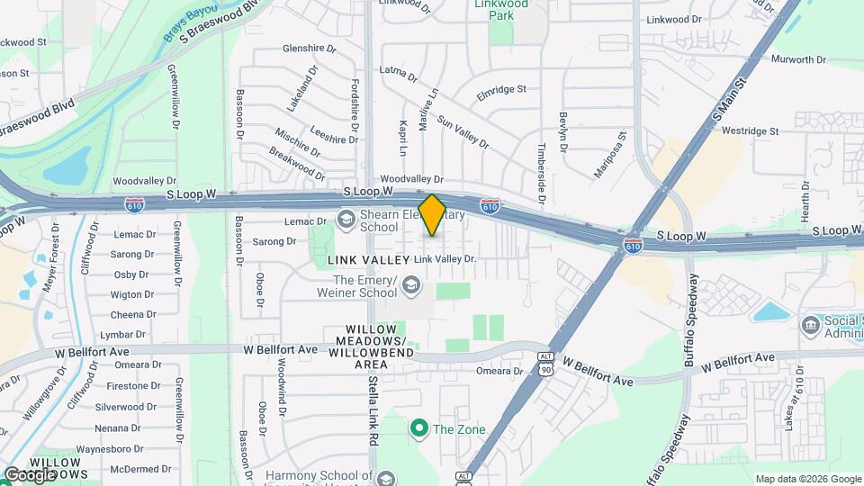 9701 Marlive Ln Map and Location Details