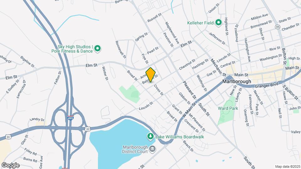 189 Chestnut St Map and Location Details